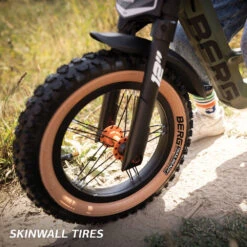 BERG BIKY Trial Groen Loopfiets 12 Inch Handrem -Buitenspeelgoed Winkel Berg biky loopfiets trial voorwiel accanten