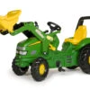 RollyX-Trac John-Deere Voorlader Traptractor 1 RollyX-Trac John-Deere Voorlader Traptractor -Buitenspeelgoed Winkel Rolly x trac john deere met rollytraclader rollytoys 046638
