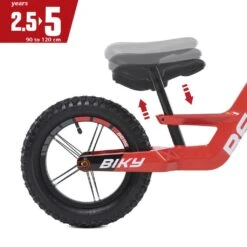 BERG BIKY Cross Red Loopfiets 12 “ 11 BERG BIKY Cross Red Loopfiets 12 “ -Buitenspeelgoed Winkel berg biky cross rood loopfiets 1