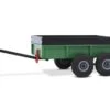 BERG Tandem Trailer XL Green Skelter Aanhangwagen 1 BERG Tandem Trailer XL Green Skelter Aanhangwagen -Buitenspeelgoed Winkel berg tandem trailer xl