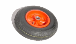 Wiel Met Rode Kunststof Velg