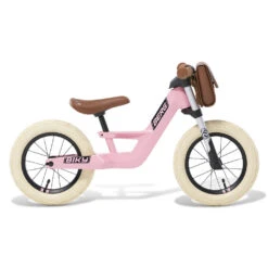 BERG BIKY Retro Pink Loopfiets 12 ” Inch Luchtbanden -Buitenspeelgoed Winkel bergtoys biky retro pink 12 inch loopfiets speelactief.nl berg 1