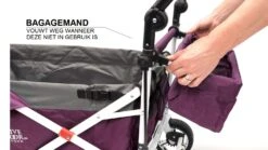 Active Outdoor Bolderkar Paars Met Zonnedak En Extra Bagagetas. Showmodel 20 Active Outdoor Bolderkar Paars Met Zonnedak En Extra Bagagetas. Showmodel -Buitenspeelgoed Winkel bolderkar active outdoor opvouwen 7 1