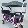 Active Outdoor Bolderkar Paars Met Zonnedak En Extra Bagagetas. Showmodel
