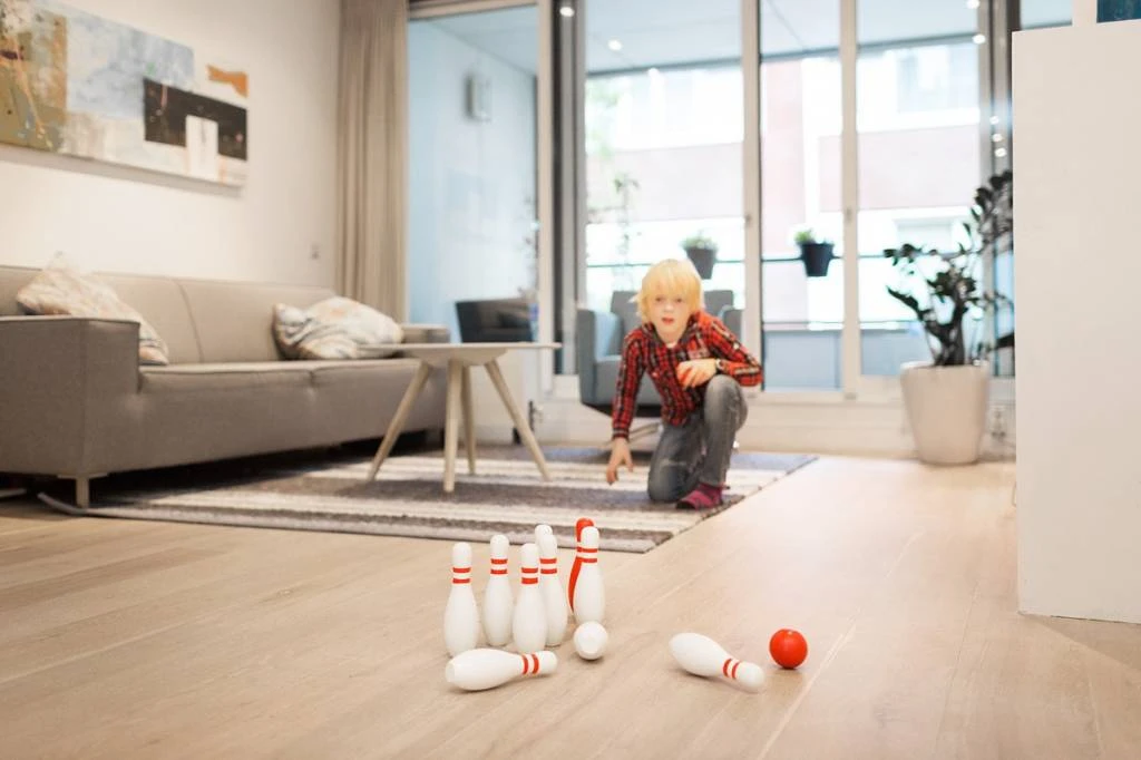 Bowlingspel Rood & Wit 7 Bowlingspel Rood & Wit - Afbeelding 5