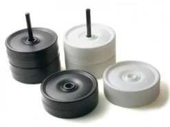 Damstenen Groot 11 Cm. (2 X 12 Stuks) -Buitenspeelgoed Winkel damspel buiten rt 1 1