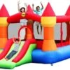 Springkussen Happy Hop Castle Bouncer With Slide N -Buitenspeelgoed Winkel happy hop 9017 springkussen castle bouncer with slide n