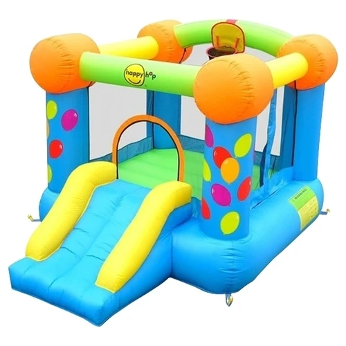 Springkussen Party Slide & Hoop Bouncer 4 Springkussen Party Slide & Hoop Bouncer - Afbeelding 2