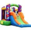 Springkussen Combo Bouncer With Slide -Buitenspeelgoed Winkel happy hop 9236 springkussen combo bouncer with slide