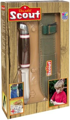 Scout 19337 Houtsnijmes + Foudraal Scouting Outdoor 10 Scout 19337 Houtsnijmes + Foudraal Scouting Outdoor -Buitenspeelgoed Winkel houtsnijmes scout 19337 2