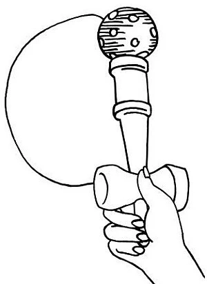 Kendama Behendigheidsspel 7 Kendama Behendigheidsspel - Afbeelding 5