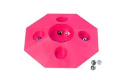 Knikkerpot Kunststof Met Knikkers -Buitenspeelgoed Winkel knikkeren knikkerpot kunststof 10 knikkers roze