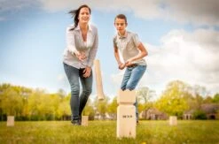 Kubb Original Bex Rubberwood Vikingspel -Buitenspeelgoed Winkel kubb viking spel houten buitenspel rubberwood kubb original 2