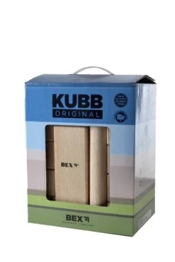 Kubb Original Bex Rubberwood Vikingspel -Buitenspeelgoed Winkel kubb viking spel houten buitenspel rubberwood kubb original 3 1