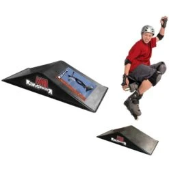 Skateramp Mini Double-Ramp Minispine Rampage -Buitenspeelgoed Winkel mini double ramp rampage 1