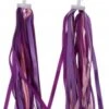 Franjes Voor Fietshandvatten Pexkids – Paars/rose 2 Franjes Voor Fietshandvatten Pexkids – Paars/rose -Buitenspeelgoed Winkel pexkids streamers handvat franjes paars rose