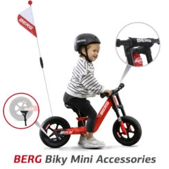 BERG Biky Mini Red Loopfiets 10 ” Inch EVA Banden -Buitenspeelgoed Winkel preview 8715839077742 08 BERG Biky MiniRed Accessoires