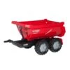 RollyToys Halfpipe-trailer Krampe Tandemas Aanhangwagen -Buitenspeelgoed Winkel rolly toys rollyhalfpipe trailer krampe rood 123230