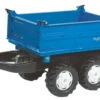 RollyToys Mega Trailer Blauw Aanhangwagen 3-zijdige Kipper 1 RollyToys Mega Trailer Blauw Aanhangwagen 3-zijdige Kipper -Buitenspeelgoed Winkel rollymega trailer blauw rollytoys a121106