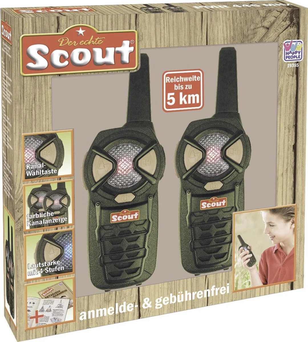 Scout 19385 Walkie Talkie Scouting Outdoor 5 Scout 19385 Walkie Talkie Scouting Outdoor - Afbeelding 3