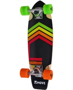 Skateboard Move Cruiser Neon 23 Inch Retro -Buitenspeelgoed Winkel skateboard Cruiser Neon 23 inch move speelactief.nl 2 1