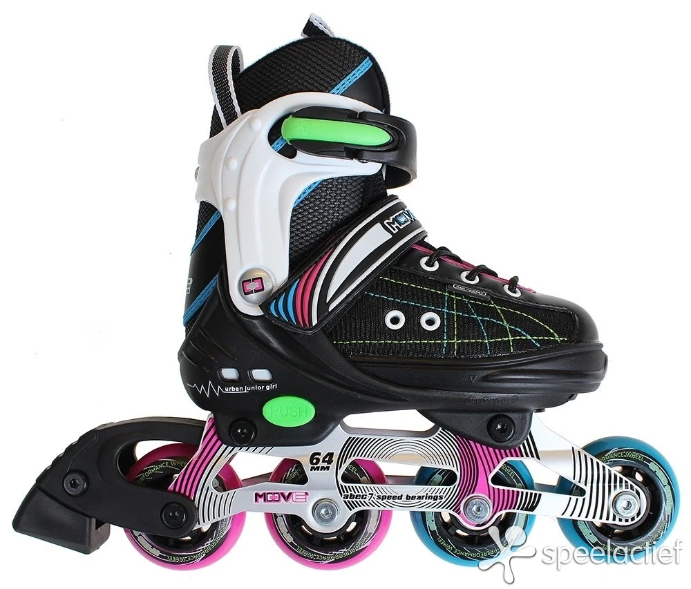 Verstelbare Inline Skate Move Junior Urban Girl 3 Verstelbare Inline Skate Move Junior Urban Girl