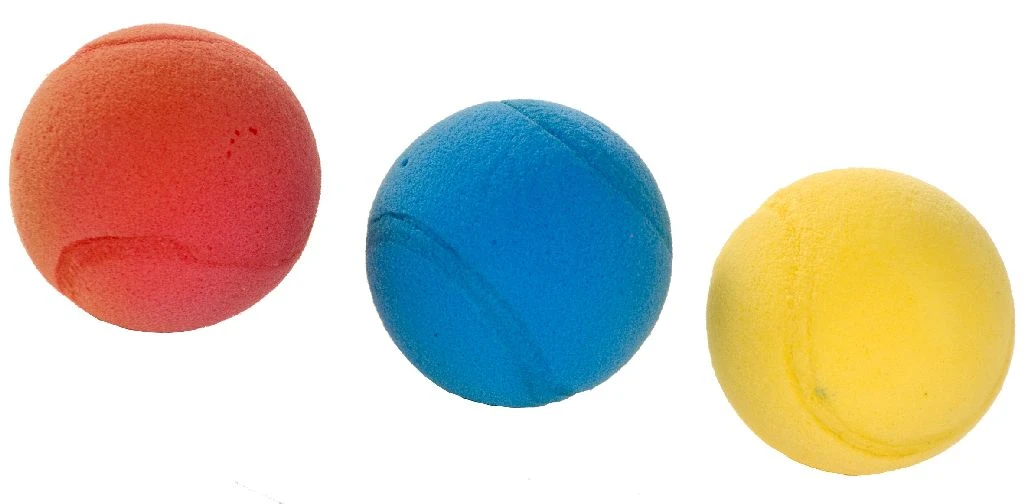 Soft Foamballen 3 Stuks In Netje Soft Tennisballen 3 Soft Foamballen 3 Stuks In Netje Soft Tennisballen