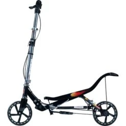 SpaceScooter X580 Black Space Scooter Zwart -Buitenspeelgoed Winkel spacescooter step autoped black 1 1