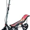 SpaceScooter X580 Black Space Scooter Zwart 1 SpaceScooter X580 Black Space Scooter Zwart -Buitenspeelgoed Winkel spacescooter step autoped black