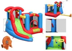 Springkussen Happy Hop 6-in-1 Playcenter 6 Springkussen Happy Hop 6-in-1 Playcenter -Buitenspeelgoed Winkel springkussen happy hop 6 in 1 playcenter hh9371 1 scaled 1