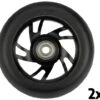 Stuntstep Wielen 100mm Alu Wheels Set Van 2 Black 1 Stuntstep Wielen 100mm Alu Wheels Set Van 2 Black -Buitenspeelgoed Winkel stuntstepwielen set alu velg 52LK ZWZ black speelactief.nl 1