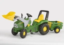 Rolly X-Trac JD Traptractor Met Laadschep En Farmtrailer Voordeelbundel