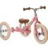 Trybike Steel Pink 2-in-1 Loopfiets Vintage Roze 1 Trybike Steel Pink 2-in-1 Loopfiets Vintage Roze -Buitenspeelgoed Winkel trybike steel pink