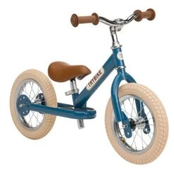 Trybike Steel Blue 2-in-1 Loopfiets Vintage -Buitenspeelgoed Winkel trybike vintage steel 2 in 1 loopfiets blauw 2