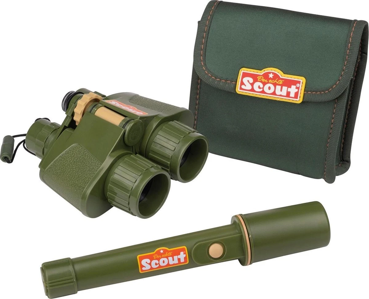 Scout Avonturierset 3-delige-set Verrekijker + Lamp + Heuptas 3 Scout Avonturierset 3-delige-set Verrekijker + Lamp + Heuptas