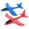 Zweefvliegtuig Werpvliegtuig Polystyreen Glider 1 Zweefvliegtuig Werpvliegtuig Polystyreen Glider -Buitenspeelgoed Winkel zweefvliegtuig rood blauw polystireen foam glider