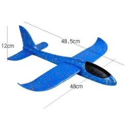 Zweefvliegtuig Werpvliegtuig Polystyreen Glider 11 Zweefvliegtuig Werpvliegtuig Polystyreen Glider -Buitenspeelgoed Winkel zweefvliegtuig rood blauw polystireen foam glider 2 1